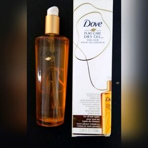 *NIB* RARE!!!DISCONTINUED PRODUCTS! DOVE PURE CARE DRY OIL FOR HAIR.